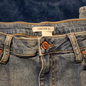 Forever 21 distressed skinny jeans